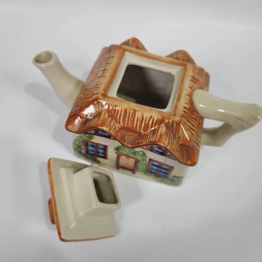 House of Katayama 1982 Set Of 3 New Mini Teapots, Creamer, Japan Mini House